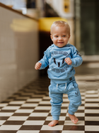 Спортивні штани дитячі Messi S49324-2 86-92 см Light Blue (8720815173400) - зображення 4
