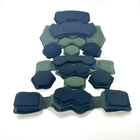 Противоударные мягкие подушки с эффектом памяти для шлема (каски) Howard Leight Fast Mich Gen4 Олива (helmet-padGen4-olive) - изображение 3