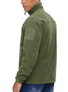 Флисовая кофта мужская / тактическая армейская флис куртка / военная флиска зсу 9137 OnePro L см Хаки 68824 - изображение 7