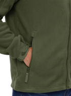 Флисовая кофта мужская / тактическая армейская флис куртка / военная флиска зсу 9137 OnePro M см Хаки 68823 - изображение 11