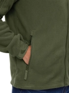 Флисовая кофта мужская / тактическая армейская флис куртка / военная флиска зсу 9137 OnePro L см Хаки 68824 - изображение 11