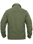 Флисовая кофта мужская / тактическая армейская флис куртка / военная флиска зсу 9137 OnePro M см Хаки 68823 - изображение 15