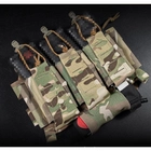 Плитоноска Бронежилет военный жилет с подсумками под магазини АК и сумкой напашник с быстрым сбросом Мультикам WOS998700 - изображение 5
