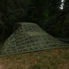 Сетка маскировочная 4х8 (32 кв. м.) Green (зеленый) Militex - маскирующая сеть для авто и палатки - изображение 1
