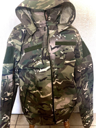 Куртка мультикам 46 размер военная, летняя армейская ветровка рип-стоп, куртка тактическая для ВСУ - изображение 3