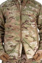 Куртка зимняя Level 7 Multicam с капюшоном военная тактическая M Мультикам (LPP28889) - изображение 7