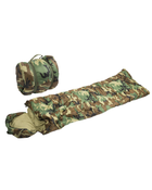 Спальний мішок Mil-Tec армійський з капюшоном Sleeping Bag 185х75см Multicam (14101020)