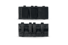 Підсумки під балістичні пакети на скелетні камербанди плитоноски U-WIN PRO Cordura 500 Чорний 2 штуки - зображення 1