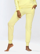 Spodnie dresowe DKaren Seattle 2XL Żółte (5903251467293) - obraz 1