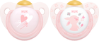 Smoczki Nuk Anatomical Pacifier Latex Pink Colour Size 1 2 szt (4008600272557)