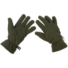 Перчатки тактические, военные, армейские флисовые перчатки MFH утеплитель 3M™ Thinsulate™ хаки, размер М - изображение 1