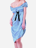Erotyczny peniuar DKaren Plus Size Slip Anabel 9XL Light Blue (5903251415850) - obraz 1