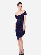 Еротичний пеньюар DKaren Plus Size Slip Anabel 5XL Navy Blue (5903251415393) - зображення 1