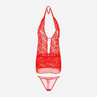 Erotyczny komplet DKaren Set Emily S Red (5902230067219) - obraz 3