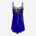 Еротичний пеньюар DKaren Slip Carla XL Blue (5902686570066)