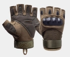 Тактичні рукавиці безпалі M Expert хакі - зображення 3