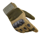 Тактические перчатки полнопалые Expert M хаки - изображение 3