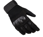 Тактические перчатки полнопалые Expert L черные - изображение 5