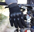 Тактические перчатки полнопалые Expert L черные - изображение 6