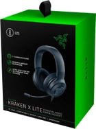Słuchawki Razer Kraken X Lite Over-Ear Wired Microphone Black (RZ04-02950100-R381) - obraz 8