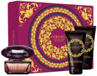 Zestaw damski Versace Crystal Noir Woda toaletowa damska 50 ml + Body Lotion 30 ml + Bath and Shower Gel 30 ml (8011003876686)