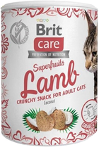 Przysmak dla kotów Brit Care Cat Snack Superfruits Lamb 100 g (8595602555697) - obraz 1