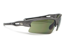 Очки защитные открытые Venture Gear MontEagle GunMetal (forest gray) Anti-Fog, серо-зеленые - изображение 3