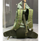 Герметичный баул-рюкзак NERIS, 80 л, цвет – Олива - изображение 4