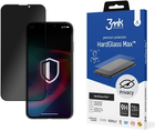 Захисне скло 3MK HardGlass Max Privacy для Apple iPhone 14 Plus / 13 Pro Max Black (5903108495530) - зображення 1