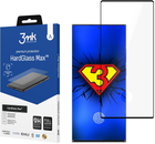 Захисне скло 3MK HardGlass Max для Samsung Galaxy S22 Ultra (SM-S908) Black (5903108456159) - зображення 1