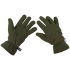 Перчатки тактические, военные, армейские флисовые перчатки MFH утеплитель 3M™ Thinsulate™ хаки, размер L - изображение 1