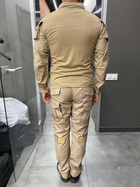 Военная форма Combat, Jin Teng (убакс + брюки), Китай, коттон (хлопок), Койот, XL - изображение 3