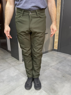 Костюм тактический, Softshell на флисе, цвет Олива, размер L, демисезонный костюм для военных софтшел - изображение 4