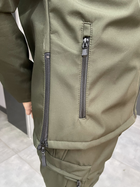 Костюм тактический, Softshell на флисе, цвет Олива, размер M, демисезонный костюм для военных софтшел - изображение 7