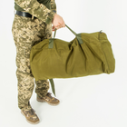 Тактична Сумка Баул Рюкзак об'єм 48 л, армійська, тканина кордура олива - зображення 5