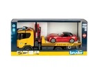Набор машин Эвакуатор Scania Super и автомобиль Roadster, Bruder, 03552
