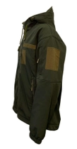 Куртка Tactic4Profi софтшел хакі з підкладкою фліс розмір 2XL (52) - зображення 4