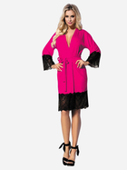Халат жіночий великого розміру DKaren Jasmin 2XL Pink (5902686566533) - зображення 1