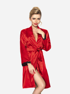 Халат жіночий великого розміру DKaren Nancy 2XL Red (5902230059696) - зображення 1