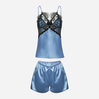 Piżama (szorty + koszulka) DKaren Beatrice XL Light Blue (5903251399044) - obraz 1
