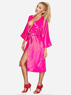 Халат жіночий великого розміру DKaren Plus Size 115 4XL Dark Pink (5901780638788) - зображення 1