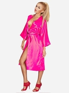 Халат жіночий великого розміру DKaren Plus Size 115 6XL Dark Pink (5901780638801) - зображення 1