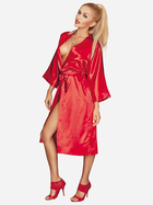 Халат жіночий великого розміру DKaren Plus Size 115 4XL Red (5901780638399) - зображення 1
