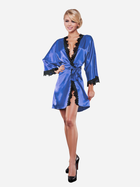 Халат жіночий великого розміру DKaren Plus Size Viola 5XL Blue (5901780643409) - зображення 1