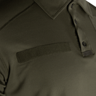 Тактична футболка Поло Tactical Army ID CoolPass Antistatic Olive Camotec розмір XXXXL - изображение 3