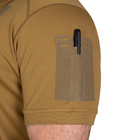 Тактична футболка Поло Tactical Army ID CoolPass Antistatic Coyote Camotec розмір XXL - изображение 5