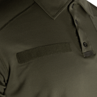 Тактична футболка Поло Tactical Army ID CoolPass Antistatic Olive Camotec розмір XXXL - изображение 3