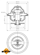 Термостат VW Golf 09- пр-во NRF NRF (725210)