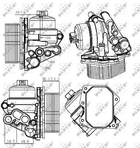 Радіатор масляний CITROEN Jumper 2.2D 04/06> вир-во NRF NRF (31308)