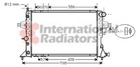 Радiатор вир-во Van Wezel Van Wezel (37002329)